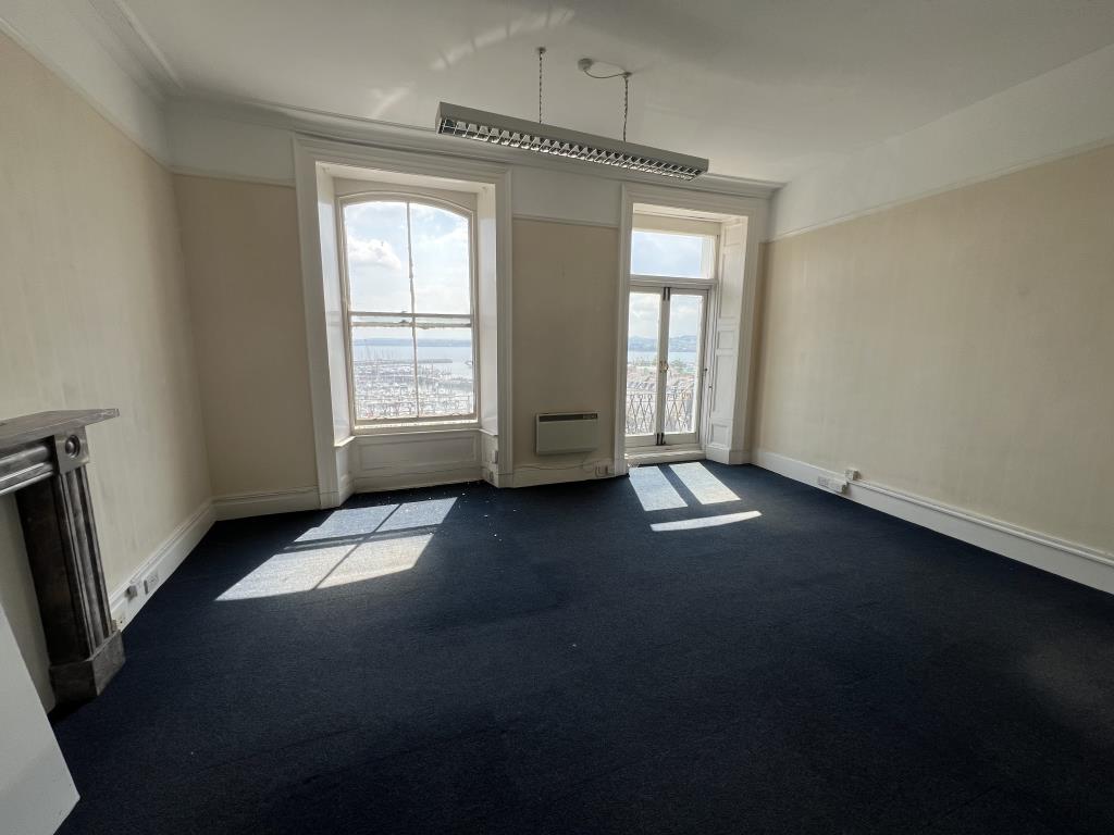 Lot: 89 - SUBSTANTIAL RESIDENTIAL DEVELOPMENT WITH OUTSTANDING VIEWS PLANNING FOR TWELVE APARTMENTS - Second floor office, The Terrace with views through windows